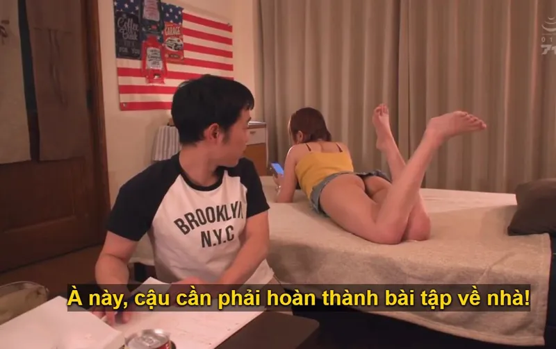 Đang chịch sướng thì chim anh xìu em mút mãi không cứng lên được để chịch tiếp
